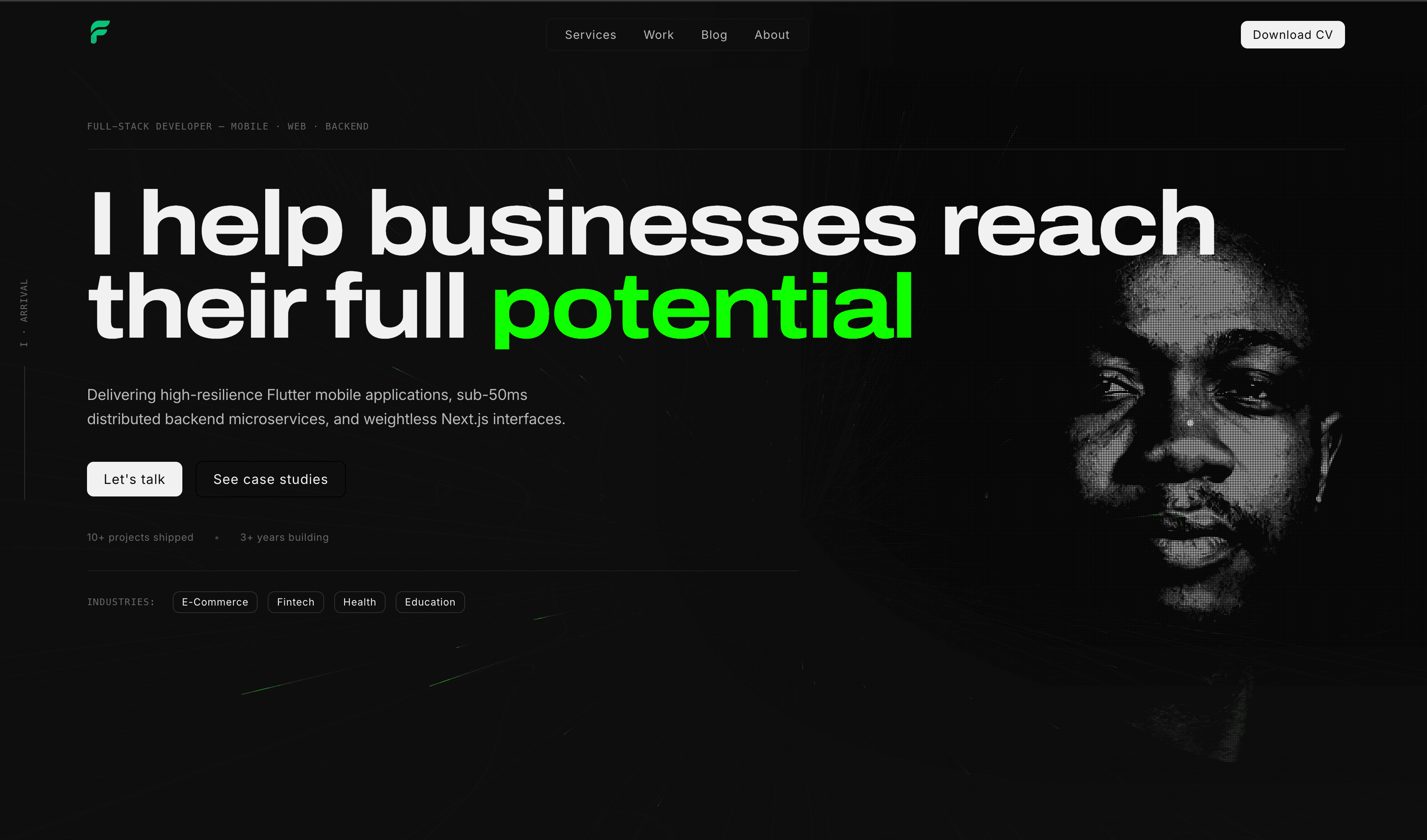 Portfolio Website cover